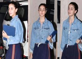 PICS- Alia Bhatt Spotted Wearing The Most Weird Pants-Photo Gallery