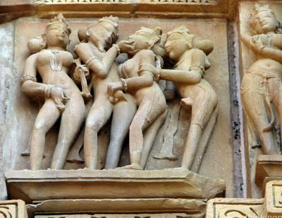 khajuraho temples,khajuraho temples myth,khajuraho temples story,khajuraho temples erotic idols,khajuraho temples idols,erotic and nude idols in temple,indian temples myth