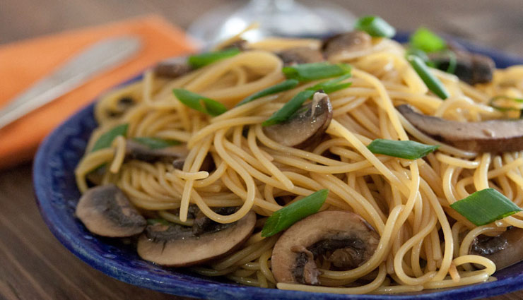 mashroom noodles,recipe ,मशरूम नुडल्स 