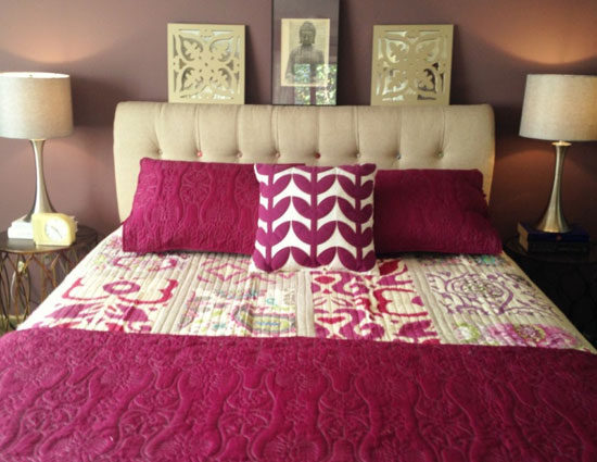 household,bedroom,new look bedroom,easy tricks new look bedroom,Bedroom a Bohemian Touch,color scheme,printed stuff,vintage looks,hidden storage space