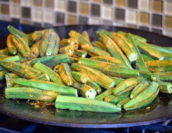 Tawa Bhindi Recipe