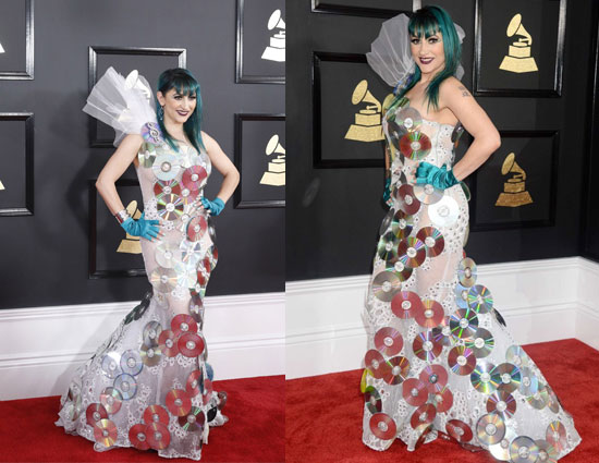 lady gaga,grammy awards,grammys 2017 most risky dresses,halsey,girl crush,ceelo green,katy perry,jacqueline van bierk