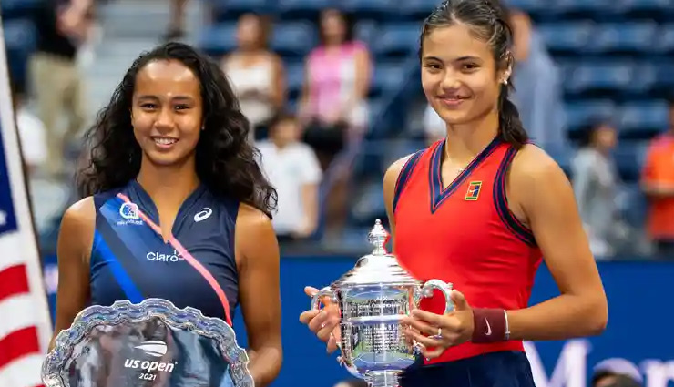 us open,emma raducanu,leylah fernandez,american open,grand slam tennis tournament,novak djokovic,sports news in hindi
