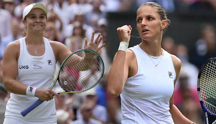 Wimbledon : महिला वर्ग की खिताबी भिड़ंत तय, नं.1 एश्ले बार्टी और कैरोलिना प्लिसकोवा में होगी टक्कर
