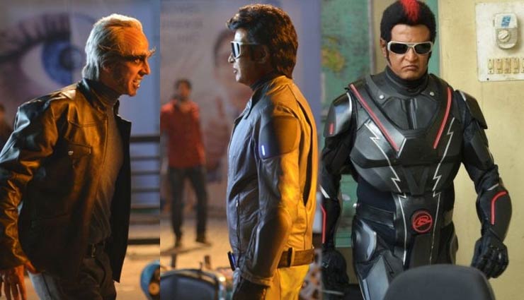 '2.0' : पहली झलक मिलते ही रजनी के फैन्स हुए आपे से बाहर, 3 मिनट तक रोकनी पड़ी फिल्म bollywood,Akshay Kumar,rajinikanth,2point0,2point0 review,2point0 movie review,robot 2point0,2point0 movie,robot 2point0 review,robo 2point0,2point0 leaked