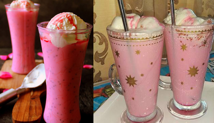 easy milkshake,mastani recipe,spiced infused milkshake,mango mastani,rose mastani,classic mango milkshake,food article in hindi
