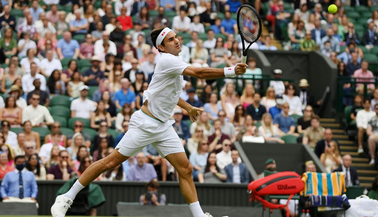 Wimbledon : 18वीं बार प्री क्वार्टर फाइनल में पहुंचे फेडरर, दूसरे दौर में हारीं सानिया-बेथानी की जोड़ी
