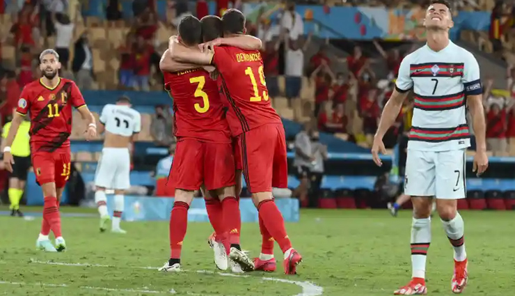 यूरो कप : रोनाल्डो का सफर खत्म! प्री क्वार्टर फाइनल में बेल्जियम ने पुर्तगाल को हराया

