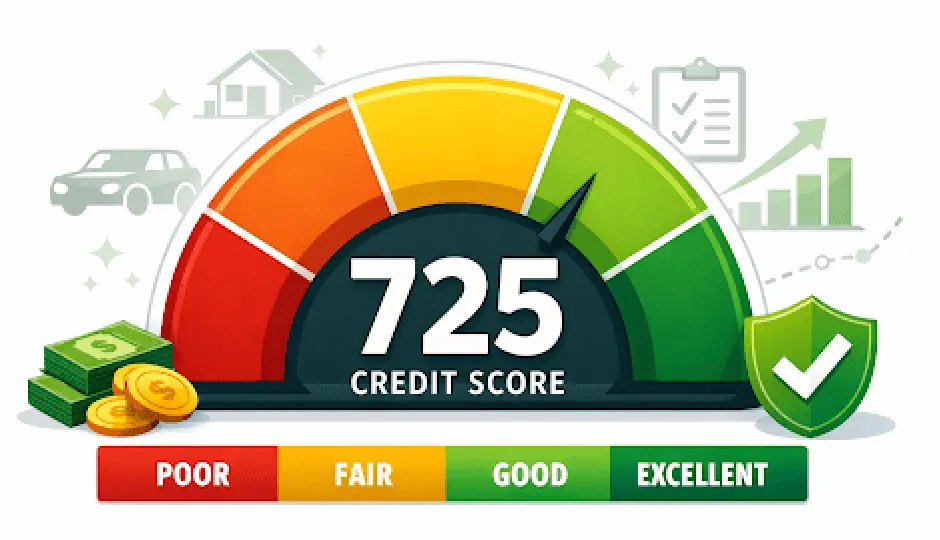 725 क्रेडिट स्कोर: जानिए यह अच्छा है या बुरा? क्या आपको मिल सकेगा लोन, जरुरी जानकारी