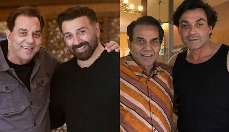 धर्मेंद्र को दोनों बेटों व बेटी के साथ बिग बी ने यूं किया बर्थडे विश, चाचा के साथ काम करने पर बोले करण
