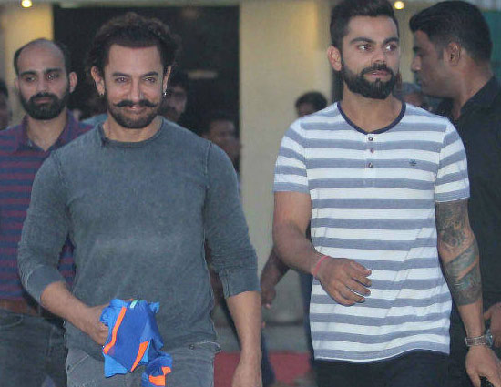 Diwlai Special- Aamir Khan and Virat Kholi Shoot Together for Diwali