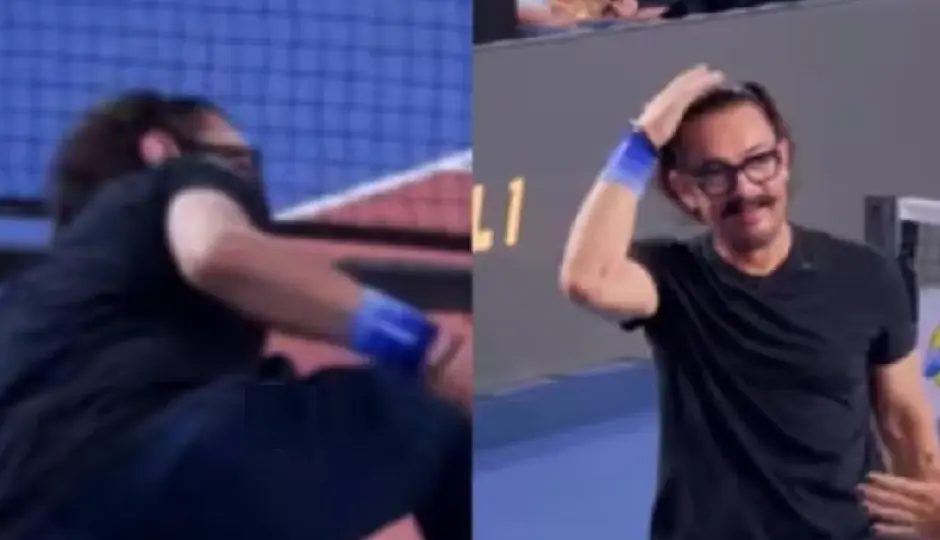 पिकलबॉल मैच के दौरान फिसले आमिर खान, गिरते ही संभले ऐसे कि हैरान रह गए लोग, बोले—'60 की उम्र में ये कमाल कैसे?'