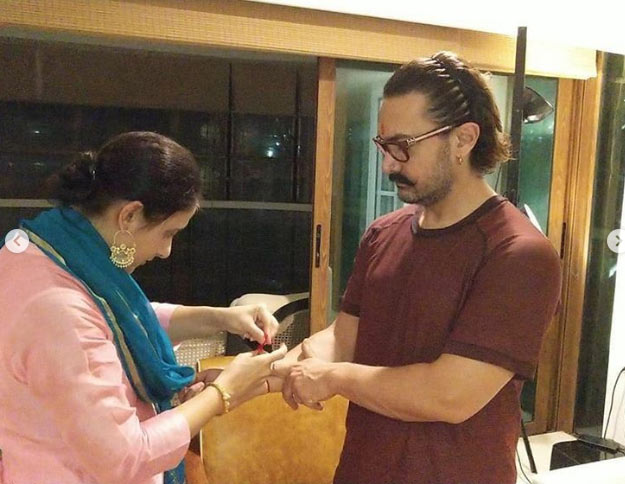आमिर खान ने राखी पर कर डाला ऐसा काम, बन गया मिसाल, देखे तस्वीरे bollywood,aamir khan,rakhi,raksha bandhan
