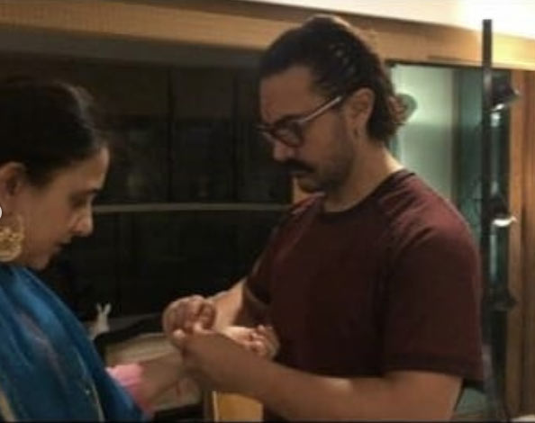 आमिर खान ने राखी पर कर डाला ऐसा काम, बन गया मिसाल, देखे तस्वीरे bollywood,aamir khan,rakhi,raksha bandhan