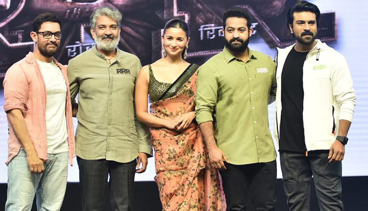 RRR टीम संग आमिर ने की मस्ती, Jr NTR-Ram Charan के साथ किया धासू डांस; वीडियो वायरल