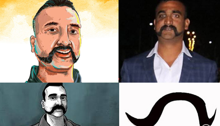 ‘अभिनंदन की मूंछें’ भारत में अगली स्टाइल सनसनी, ट्विटर पर हुई चर्चा