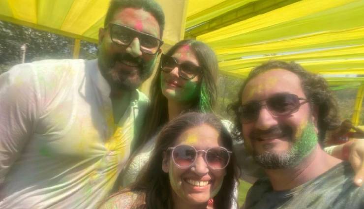 बॉलीवुड पर चढ़ा होली का रंग, बच्चन फैमिली ने की जमकर मस्ती, रकुल-जैकी व कृति-पुलकित ने ऐसे दी बधाई