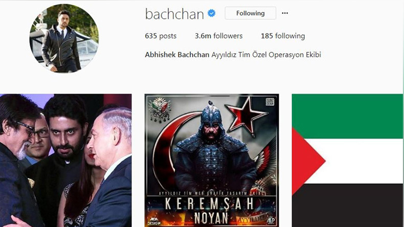 facebook,instagram,hacked,abhishek bachchan,bollywood,bollywood news