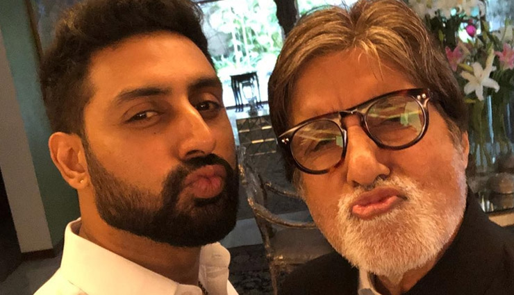 Adorable! Abhishek pouts with ‘Pa’ Amitabh Bachchan in this latest pic