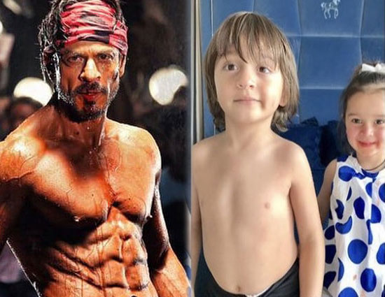 पापा शाहरुख को टक्कर दे रहा है क्यूट अबराम, देखे तस्वीरे