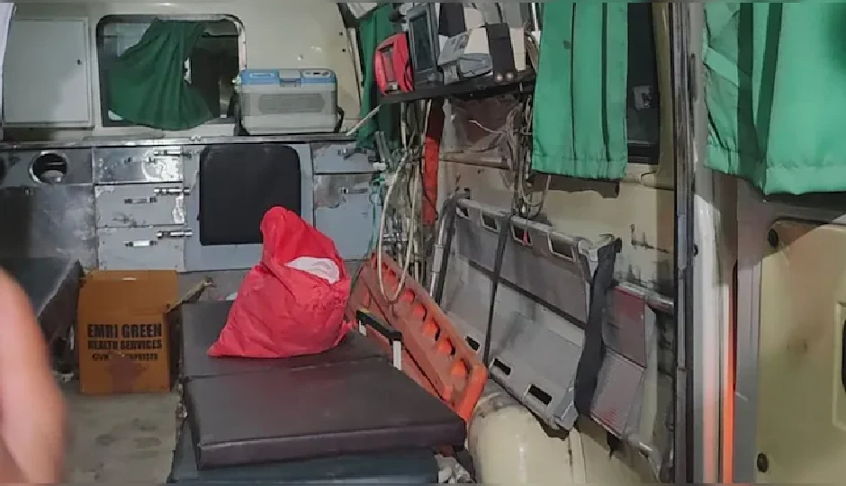 जयपुर-अजमेर हाईवे पर LPG ट्रक में आग, शव के अवशेष थैले में भरकर SMS अस्पताल के मोर्चरी भेजा गया