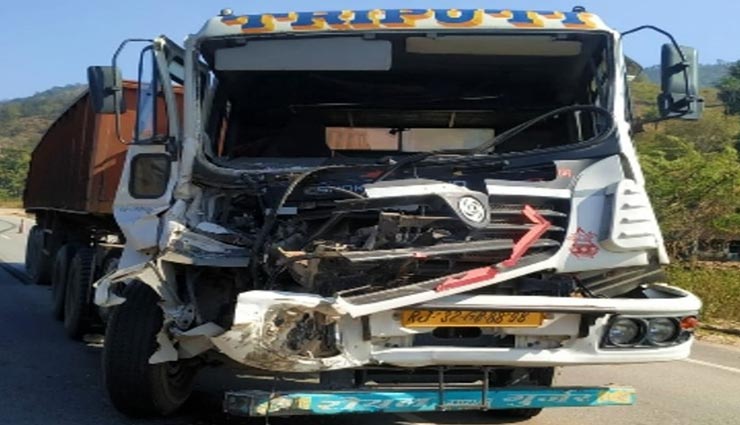 उदयपुर : सड़क हादसे का कारण बना कोहरा, तीन ट्रेलर की भिड़ंत में सात लोग घायल 