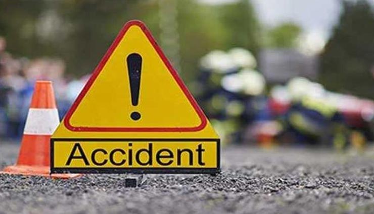 भरतपुर : बाइक को पिकअप ने मारी टक्कर, युवक की मौत, दो लड़कियां घायल