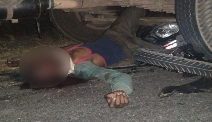 डूंगरपुर : दर्दनाक हादसे में गई 2 की जान, अहमदाबाद से आ रहे थे बाइक पर तभी ट्रक ने रौंदा