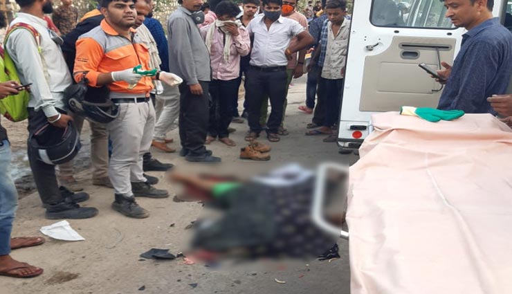 चित्तौड़गढ़ : 7 माह की गर्भवती के साथ हुआ दर्दनाक सड़क हादसा, पेट से गुजरा ट्रेलर और बच्चा आ गया बाहर, दोनों की मौत