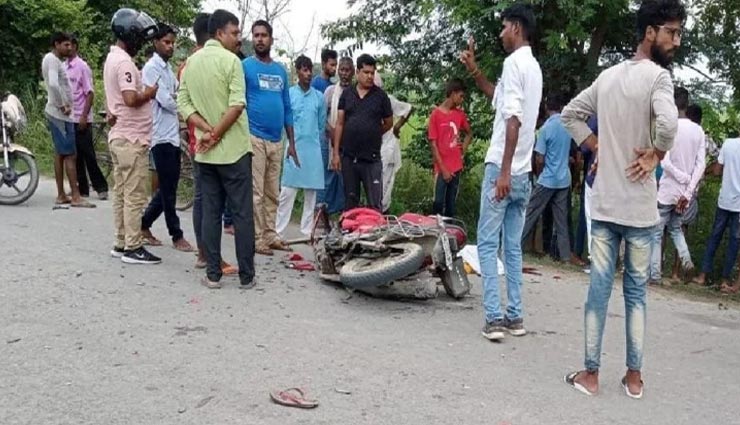 उत्तरप्रदेश : भीषण सड़क हादसे में मिली बाइक सवार तीन युवकों को दर्दनाक मौत, दो की हालत गंभीर