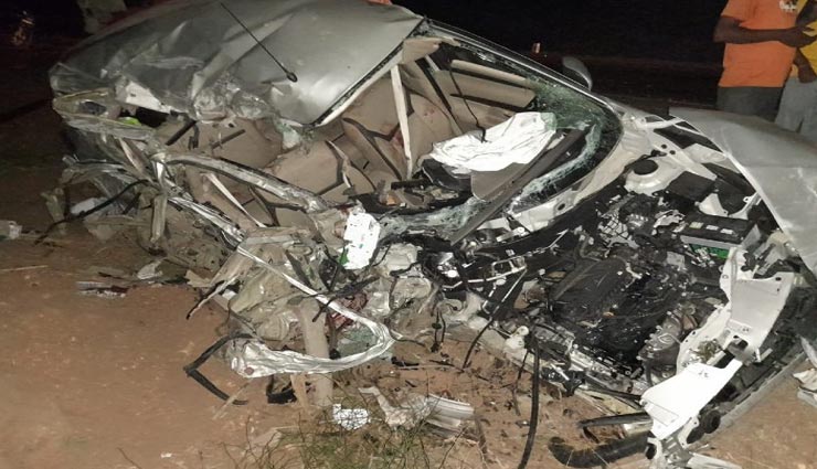 नागौर : कार पर ट्रॉला गिरने से हुई महिला समेत पांच लोगों की मौत, यहीं गई थी भाई के परिवार के 9 लोगों की जान