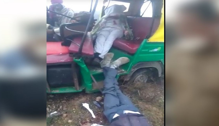 धौलपुर में काल बनकर आई रोडवेज बस, टेंपों को टक्कर मार ली पिता-पुत्र सहित 3 की जान