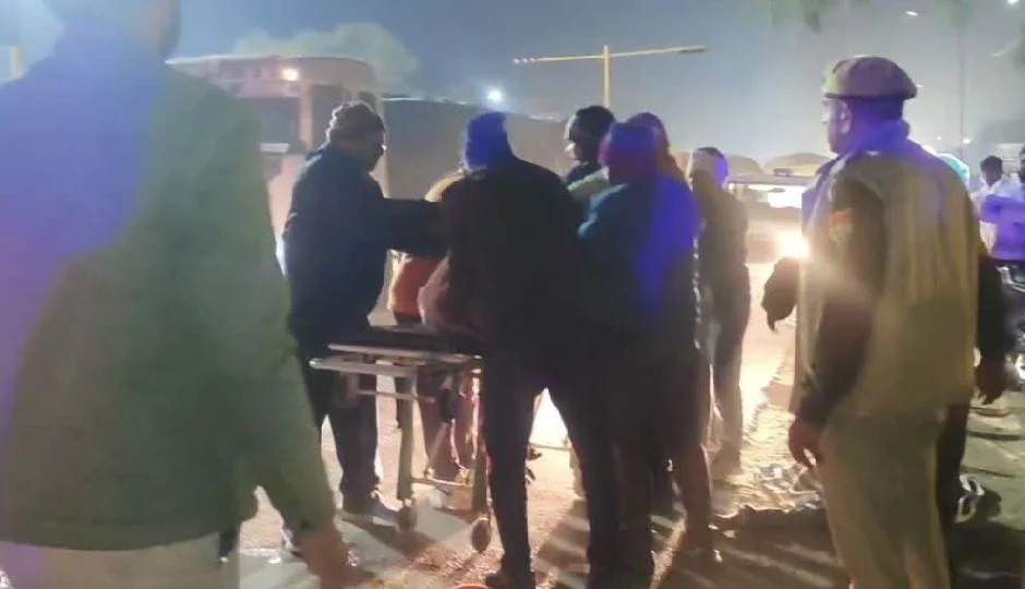 भरतपुर में राष्ट्रीय हाईवे पर दर्दनाक हादसा, चाचा–भतीजे की मौत, लौट रहे थे शादी से