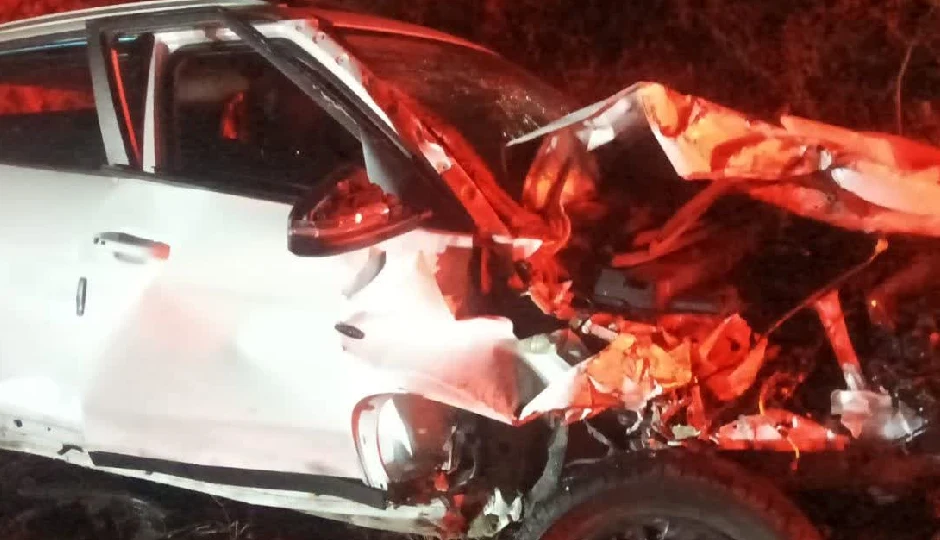 जोधपुर में एम्बुलेंस और कार की जोरदार टक्कर, दो की मौत, कार सवार एयरबैग से बचे