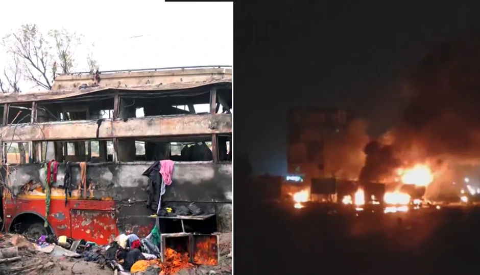 year ender 2025,rajasthan major accidents 2025,jhalawar school roof collapse,sms hospital jaipur fire,jaisalmer bus fire accident,manoharpur bus accident,ajmer highway lpg blast,rajasthan tragic incidents,major disasters in rajasthan 2025