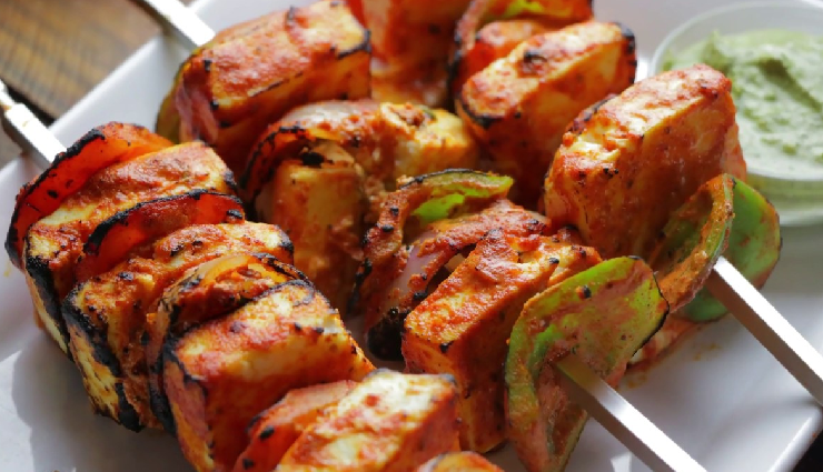 achari paneer tikka,smoky paneer tikka,achari paneer tikka recipe,grilled paneer tikka,tandoori paneer tikka,indian appetizer recipe,spicy paneer tikka,paneer tikka with pickling spices,restaurant-style paneer tikka,how to make achari paneer tikka