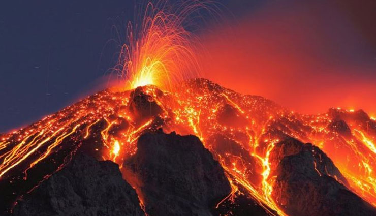 case study on volcanic eruption in india