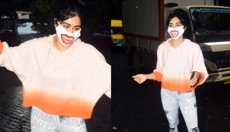 adah sharma,adah sharma funky dracula mask,entertainment