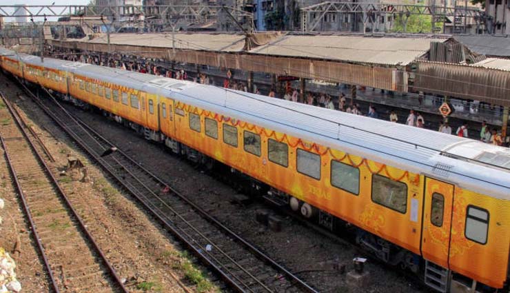 gujarat cm vijay rupani,ahmedabad-mumbai tejas express,tejas express,indian railways,news