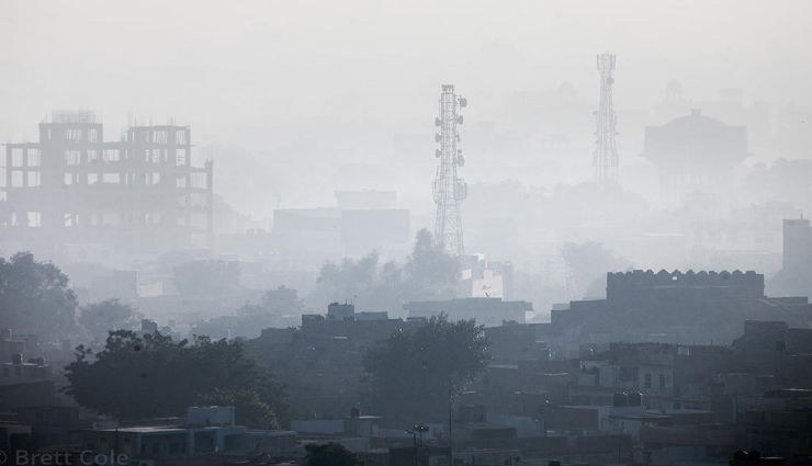 राजस्थान पंहुचा दिल्ली के प्रदूषण का असर, अलवर के भिवाड़ी में दर्ज किया गया AQI 470 