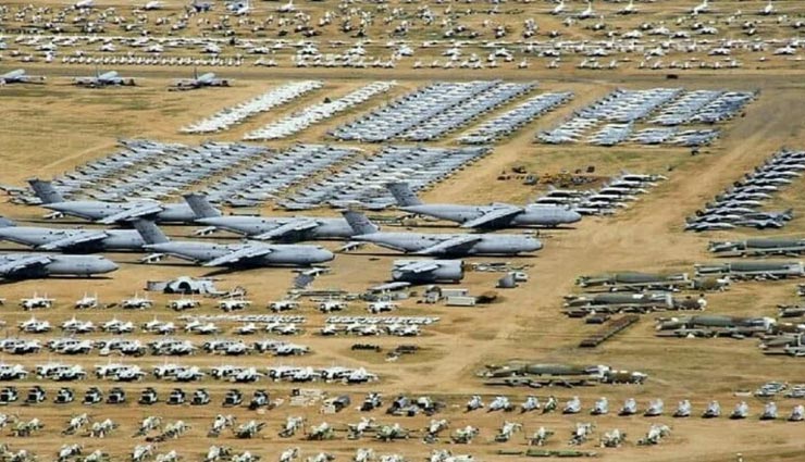 weird news,weird place,cemetery of planes boneyard,aircraft graveyard