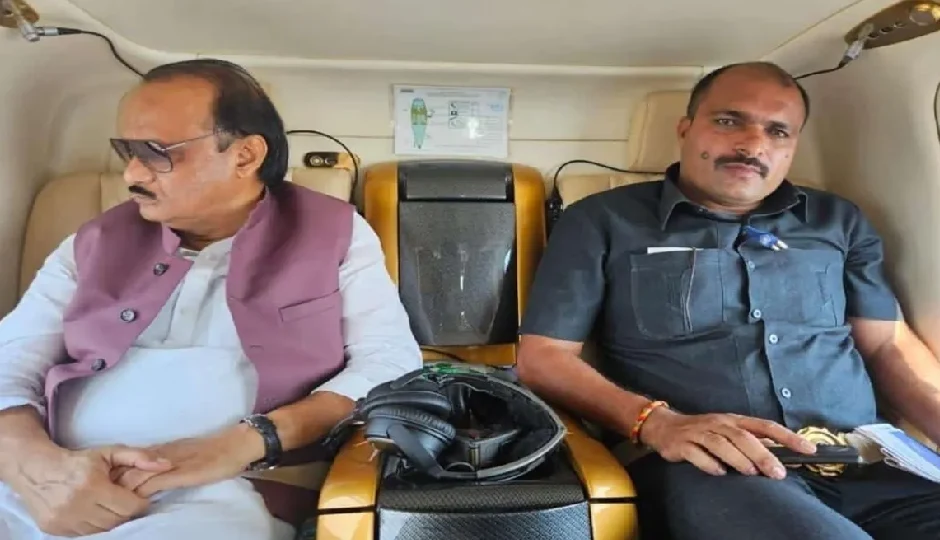अजित पवार की अंतिम तस्वीर हुई वायरल, बॉडीगार्ड के साथ विमान में बैठे नजर आए