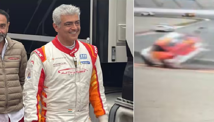 अजित कुमार का स्पेन में कार एक्सीडेंट, रेसिंग इवेंट में एक महीने में दो बार हादसे का शिकार