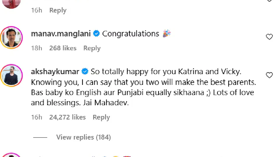 katrina kaif pregnant,akshay kumar congratulates katrina,katrina kaif vicky kaushal baby news,bollywood pregnancy news,katrina akshay bond,bollywood celebrity wishes,jolly llb 3 box office,katrina kaif vicky kaushal announcement