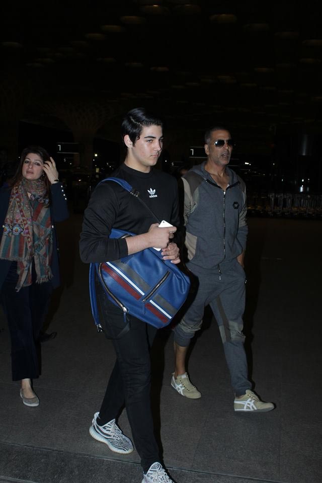 Akshay Kumar,twinkle khanna,mumbai airport,new year,holidays,padman,bollywood,gossips,entertainment