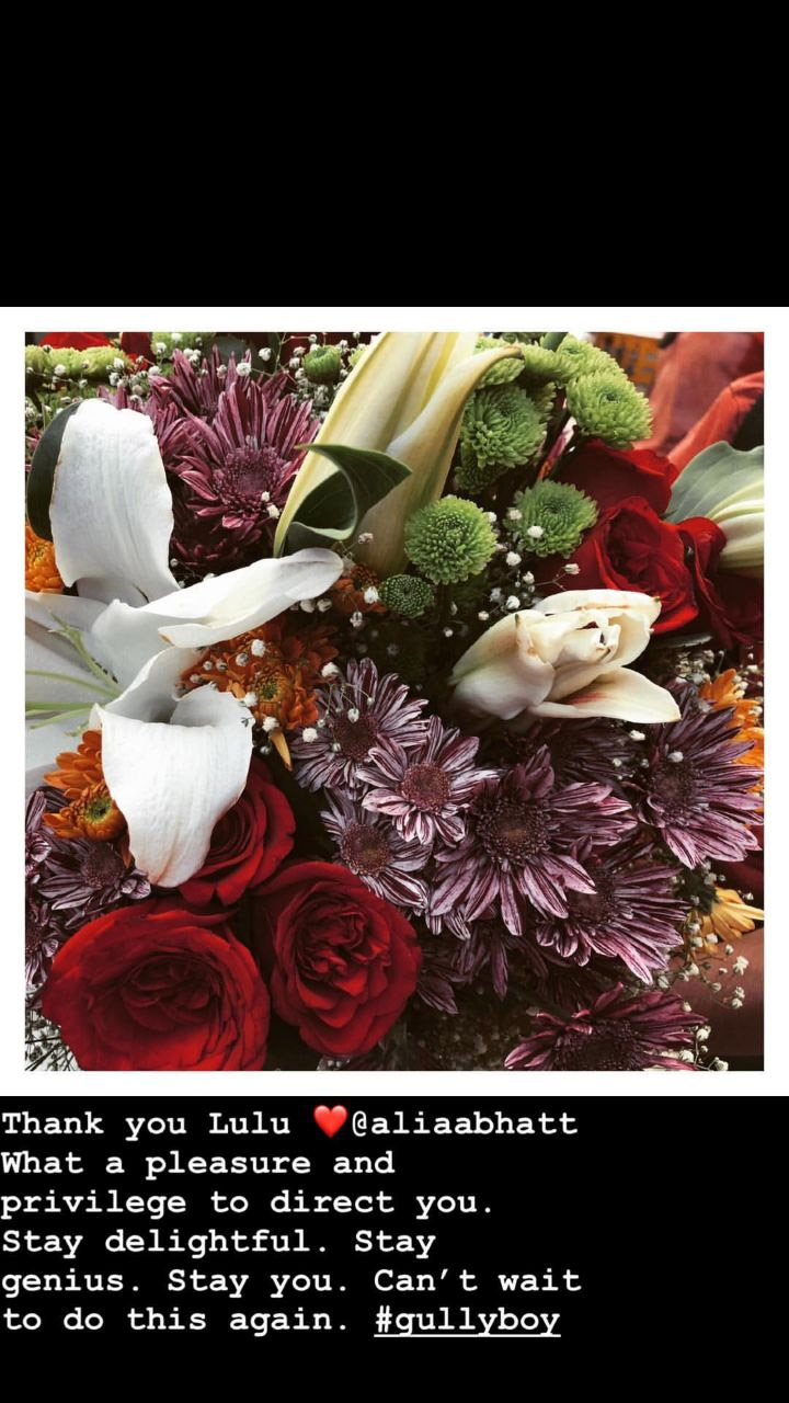 zoya akhtar bids adieu to alia bhatt,gully boy,zoya akhtar,alia bhatt,ranveer singh