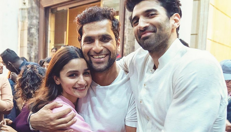 Alia Bhatt posts smiling photo with Aditya Roy Kapur and Abhishek Varman Post Kalank Wrap