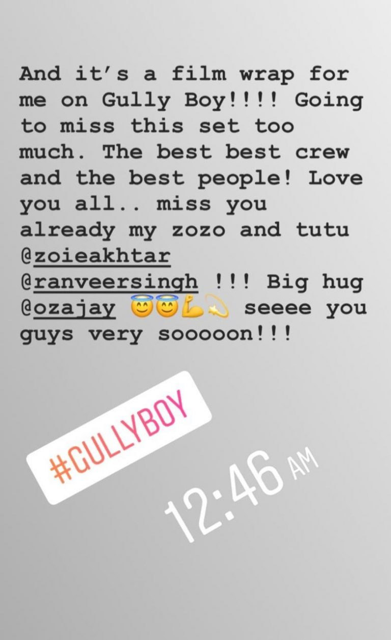 zoya akhtar bids adieu to alia bhatt,gully boy,zoya akhtar,alia bhatt,ranveer singh
