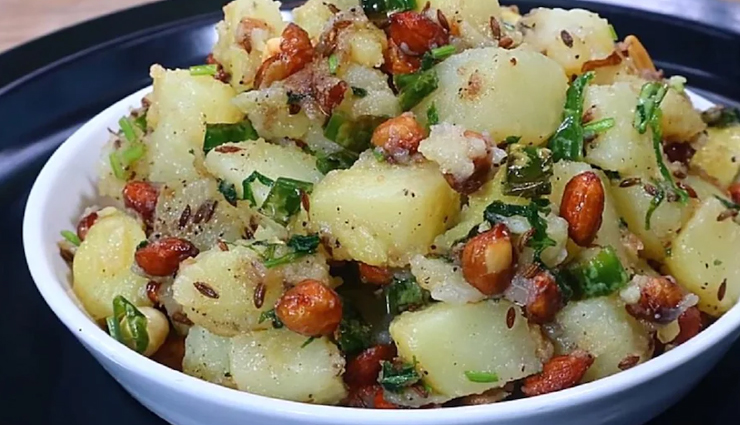 Recipe- Spicy Falahari Sookhe Aloo