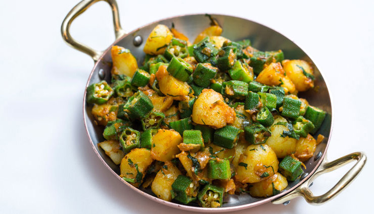 aloo bhindi sabji,aloo bhindi sabji tasty,aloo bhindi sabji delicious,aloo bhindi sabji lunch,aloo bhindi sabji dinner,aloo bhindi sabji ingredients,aloo bhindi sabji recipe,ladyfinger,aloo bhindi vegetable,potato